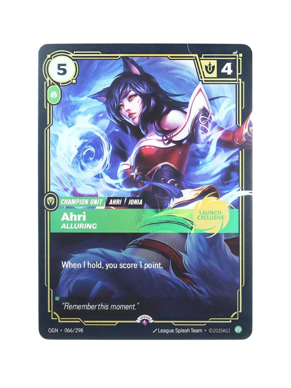 Ahri - Alluring Foil Riftbound Proxy | Origins