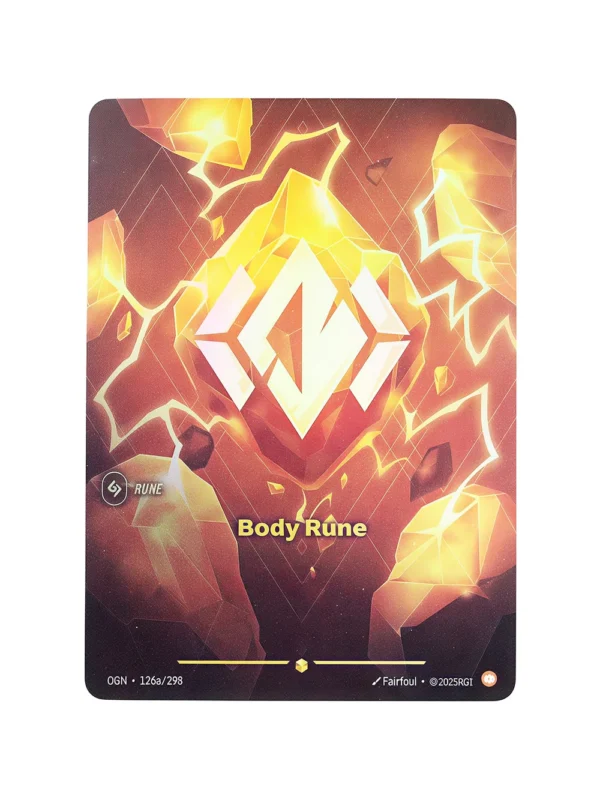 Body Rune 126a Riftbound Proxy | Origins