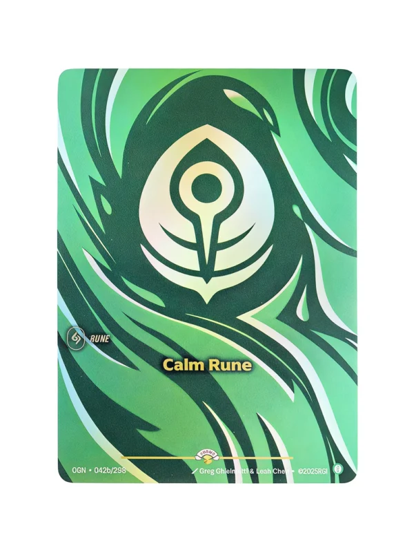 Calm Rune (Showcase) 042b/298 Promo Riftbound Proxy | Origins