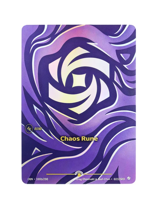 Chaos Rune Showcase Foil Riftbound Proxy | Origins