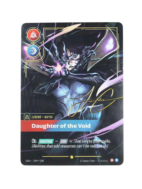 Daughter of the Void Signature Foil Riftbound Proxy | Origins