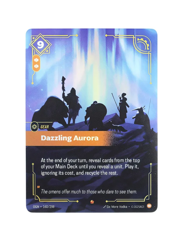 Dazzling Aurora Foil Riftbound Proxy | Origins