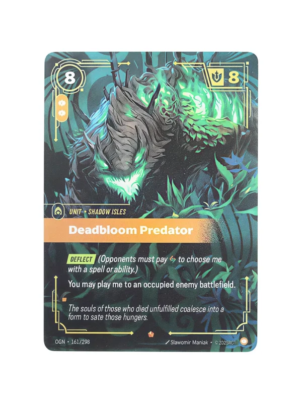 Deadbloom Predator Foil Riftbound Proxy | Origins