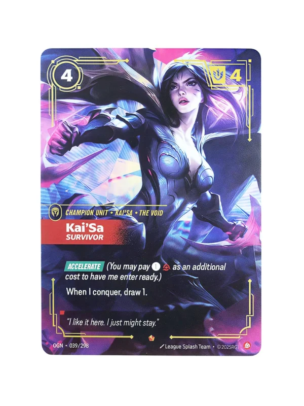 Kai'Sa Survivor Riftbound Proxy | Origins