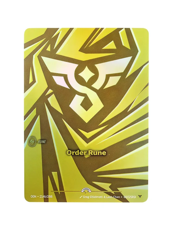 Order Rune b Riftbound Proxy | Origins