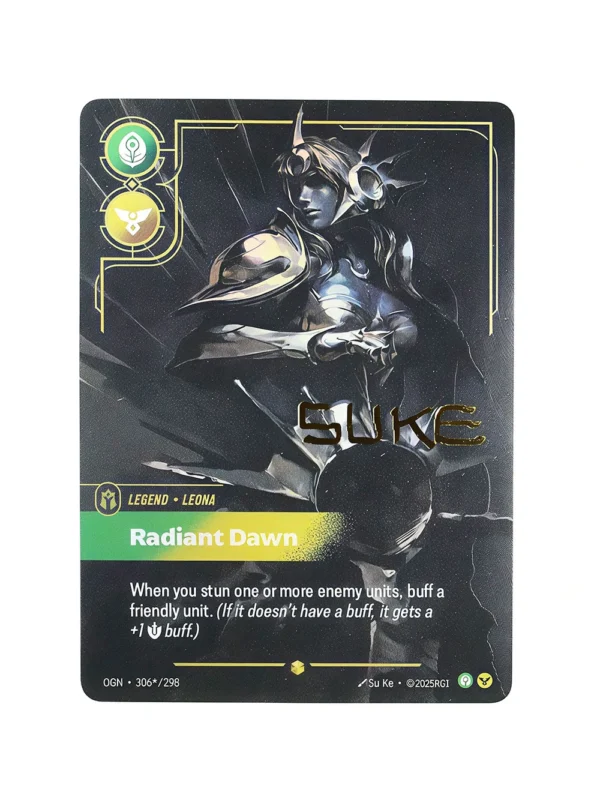 Radiant Dawn Foil Riftbound Proxy | Origins