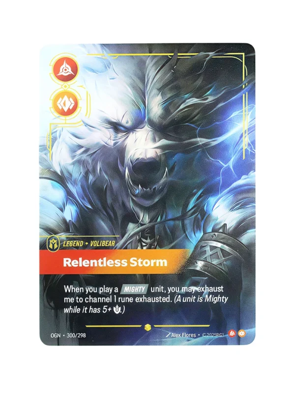 Relentless Storm Foil Riftbound Proxy | Origins