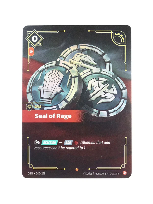 Seal of Rage Regular Riftbound Proxy | Origins