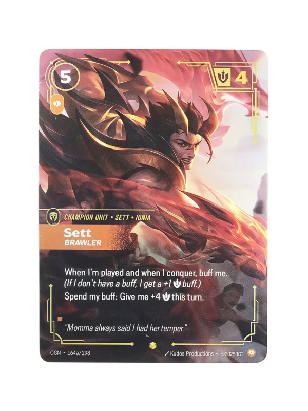 Sett 164a Riftbound Proxy | Origins