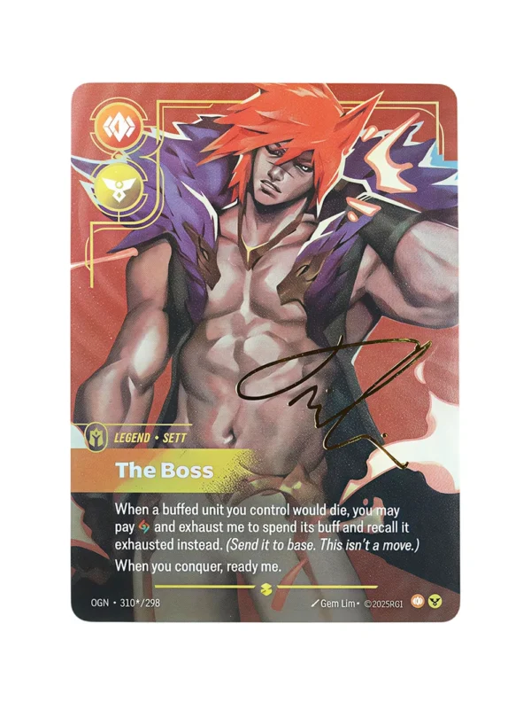 The Boss Foil Riftbound Proxy | Origins