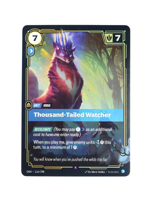 Thousand-Tailed Watcher Regular Riftbound Proxy | Origins