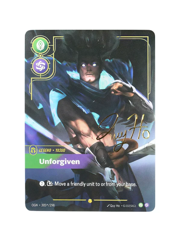 Unforgiven Yasuo Overnumbered Riftbound Proxy | Origins