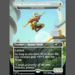 Aang, Ascendant Airbender Holo MTG Proxy | Serra Ascendant