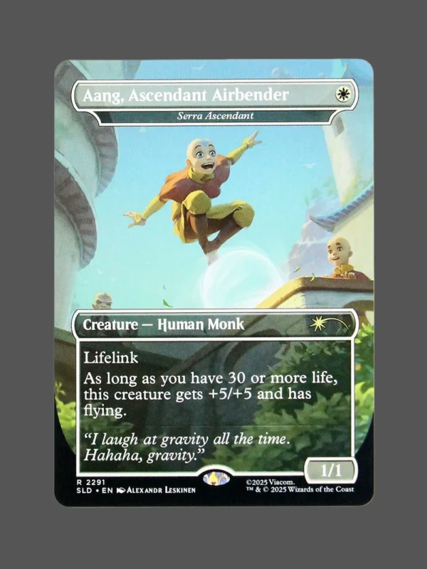 Aang, Ascendant Airbender Holo MTG Proxy | Serra Ascendant
