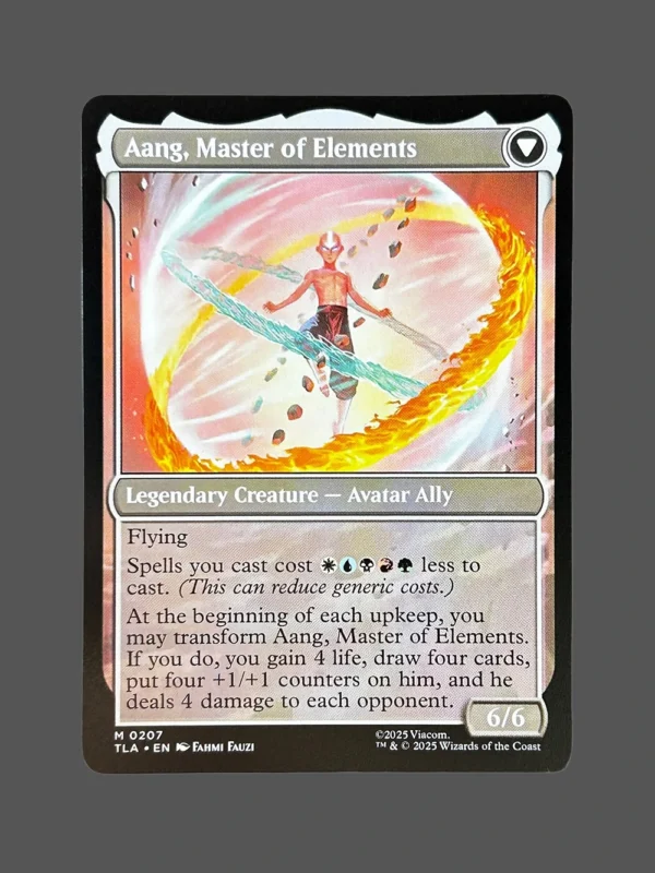 Aang, Master of Elements Holo MTG Proxy | The Lost Caverns of Ixalan