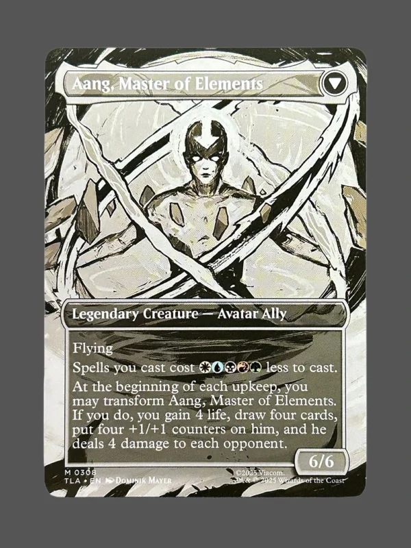 Aang, Master of Elements Holo MTG Proxy | The Lost Caverns of Ixalan