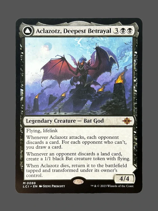 Aclazotz, Deepest Betrayal Holo MTG Proxy | Lost Caverns of Ixalan