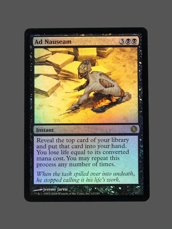 Ad Nauseam Foil MTG Proxy | Eighth Edition