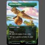 African Swallow Holo MTG Proxy | Streets of New Capenna