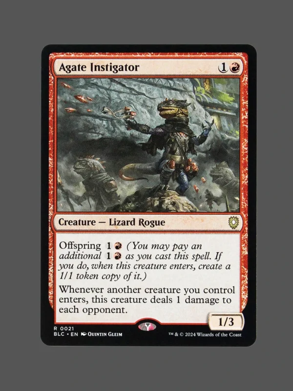 Agate Instigator Holo MTG Proxy | Bloomburrow