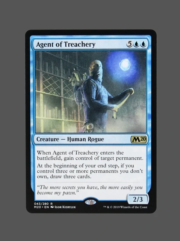 Agent of Treachery Holo MTG Proxy | Core Set 2020