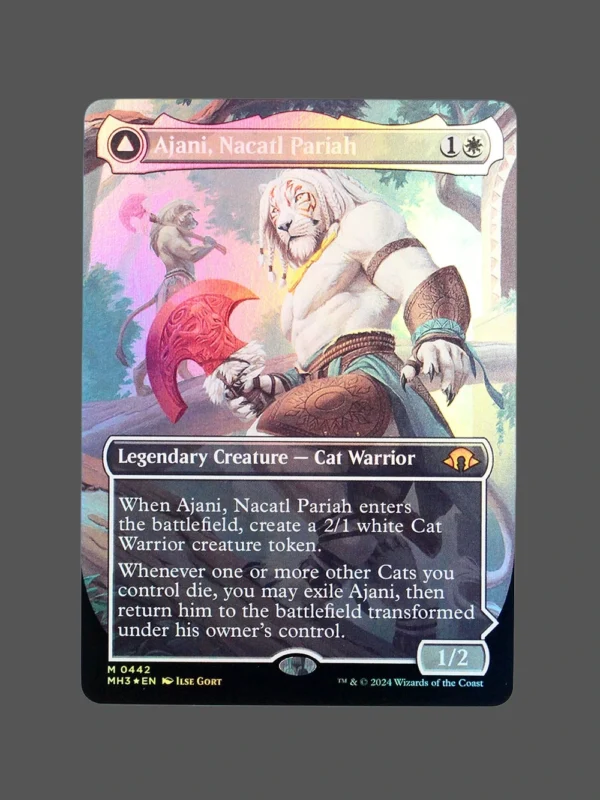 Ajani, Nacatl Pariah Foil MTG Proxy | March of the Machine