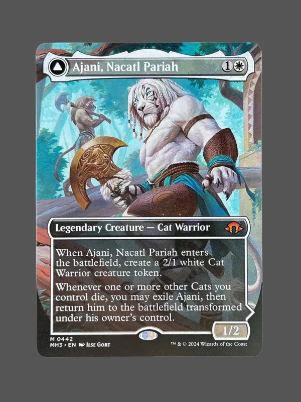 Ajani, Nacatl Pariah Holo MTG Proxy | Magic: The Gathering