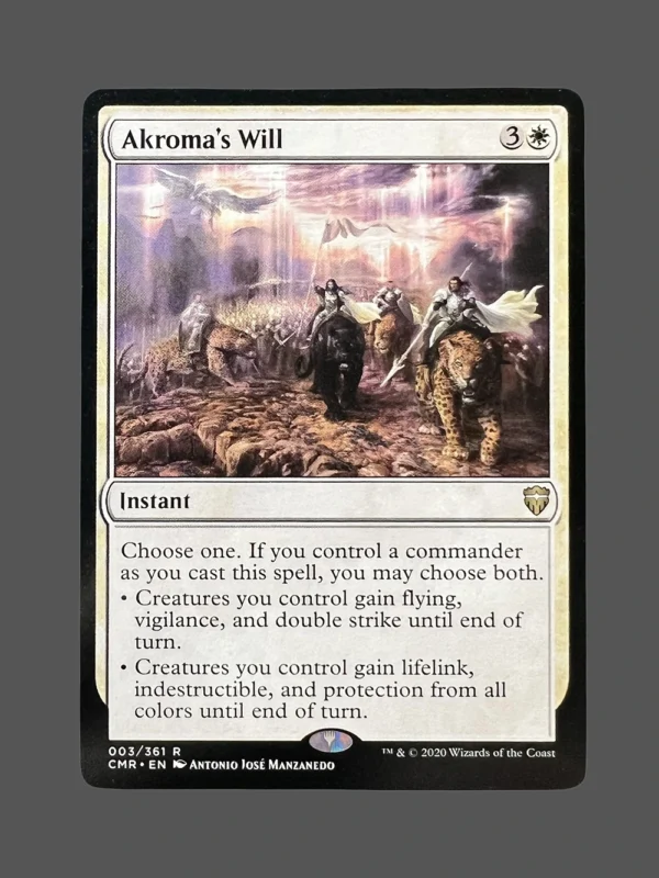 Akroma's Will Holo MTG Proxy | Commander