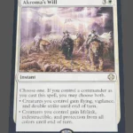 Akroma's Will Holo MTG Proxy | Lord of the Leagues