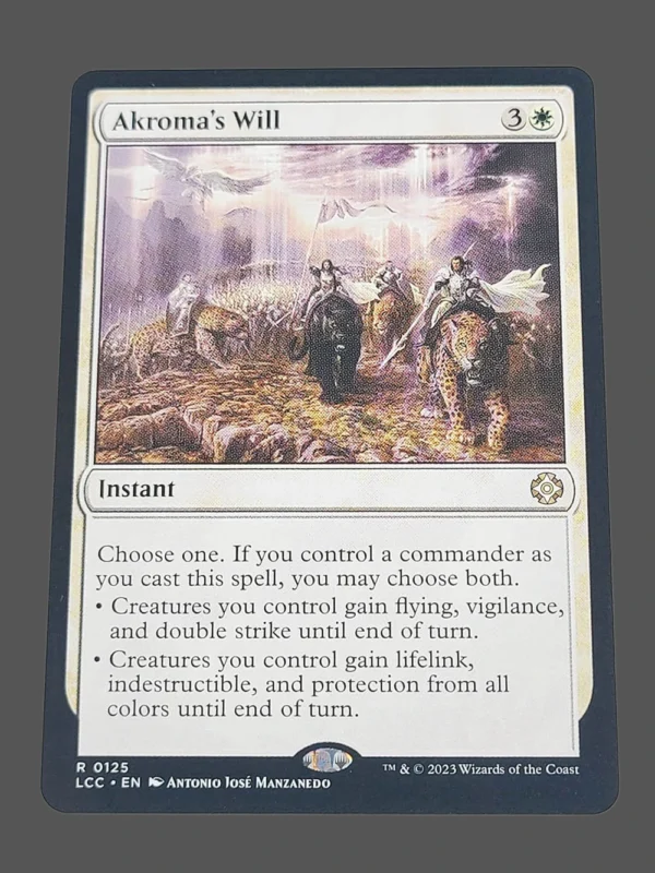 Akroma's Will Holo MTG Proxy | Lord of the Leagues