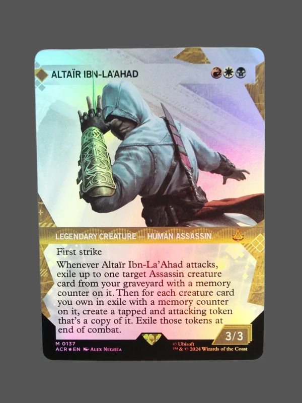 Altaïr Ibn-La'Ahad Foil MTG Proxy | Assassin's Creed
