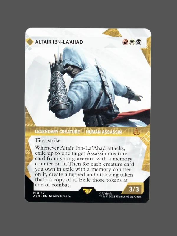 Altaïr Ibn-La'Ahad Holo MTG Proxy | Assassin's Creed