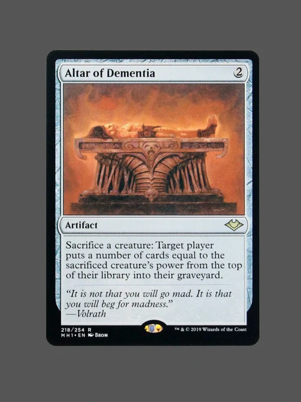 Altar of Dementia Holo MTG Proxy | Magic 2019