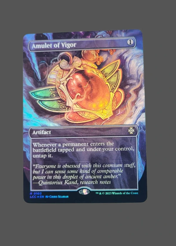 Amulet of Vigor Foil MTG Proxy | Lost Caverns of Ixalan