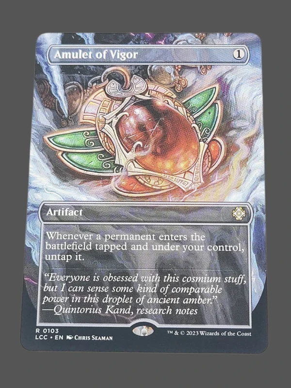 Amulet of Vigor Holo MTG Proxy | Lost Caverns of Ixalan