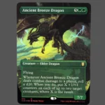 Ancient Bronze Dragon Foil MTG Proxy | Commander Legends: Battle for Baldur's Gate