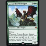 Ancient Bronze Dragon Holo MTG Proxy | Commander Legends