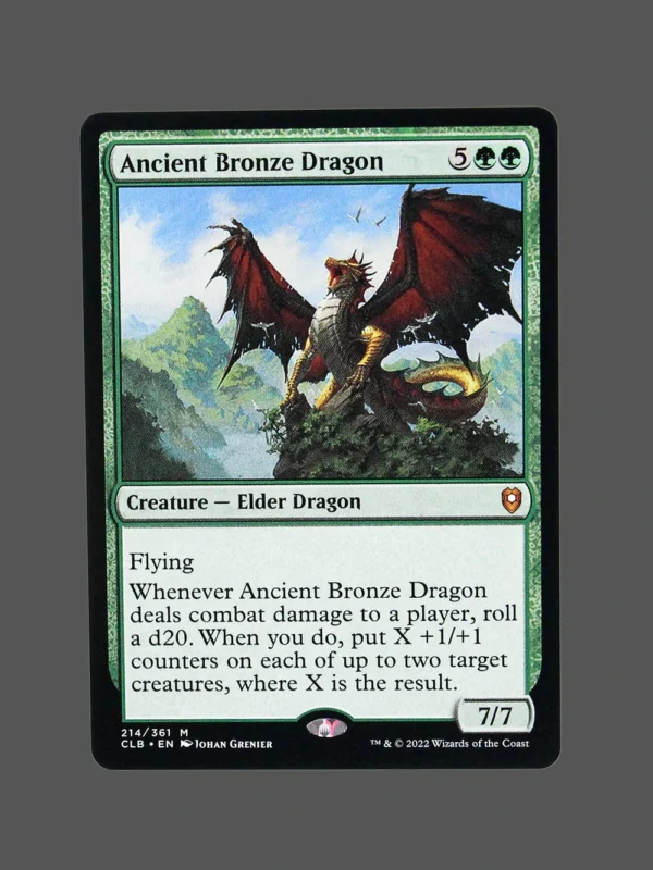 Ancient Bronze Dragon Holo MTG Proxy | Commander Legends