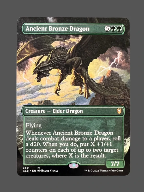 Ancient Bronze Dragon Holo MTG Proxy | CLB