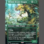 Ancient Bronze Dragon Holo MTG Proxy | Secret Lair