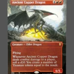 Ancient Copper Dragon Holo MTG Proxy | Commander Legends
