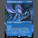 Ancient Silver Dragon Holo MTG Proxy | CLB