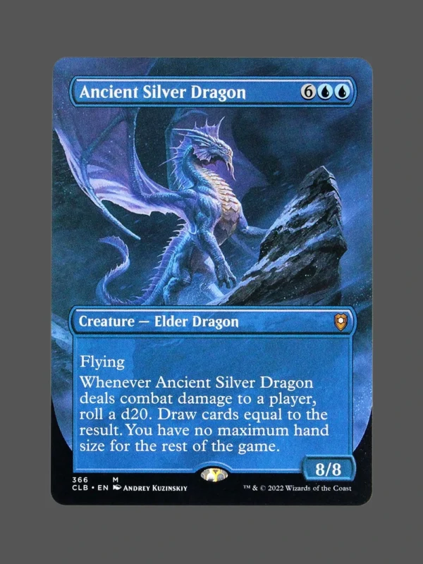 Ancient Silver Dragon Holo MTG Proxy | CLB
