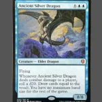 Ancient Silver Dragon Holo MTG Proxy | Commander Legends