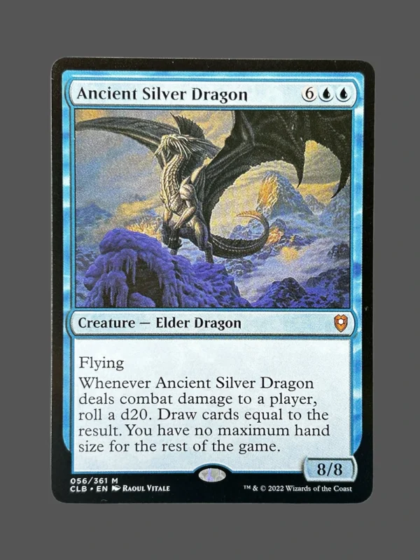 Ancient Silver Dragon Holo MTG Proxy | Commander Legends