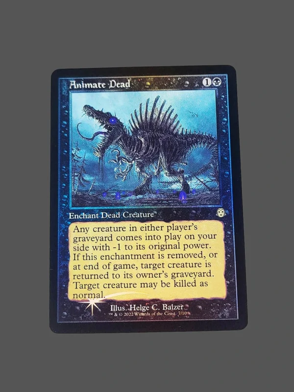 Animate Dead Foil MTG Proxy | Commander Legends: Battle for Baldur's Gate