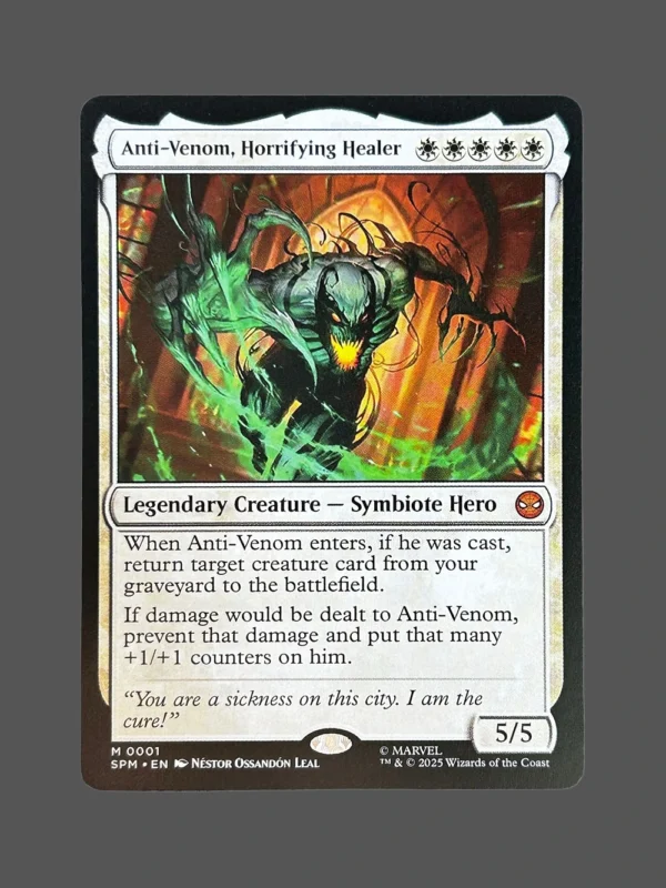 Anti-Venom, Horrifying Healer Holo MTG Proxy | Marvel
