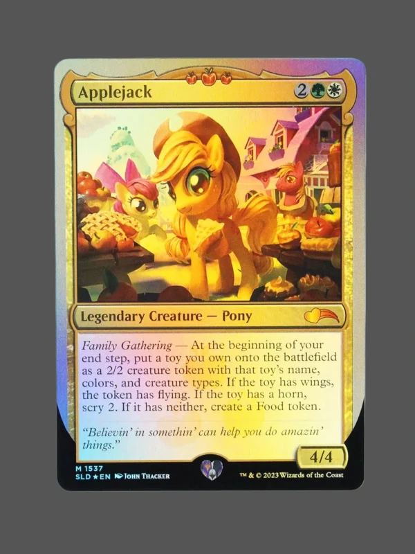Applejack Foil MTG Proxy | Secret Lair Drop