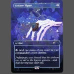 Arcane Signet Galaxy Foil MTG Proxy | Streets of New Capenna