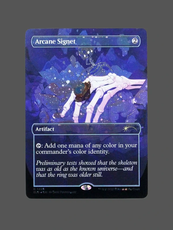 Arcane Signet Galaxy Foil MTG Proxy | Streets of New Capenna